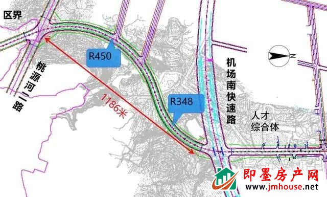 即墨营流路机场快速至区界贯通工程效果图披露